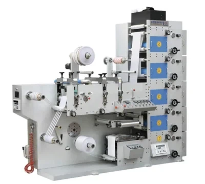 Ecoographix Automatisk självhäftande UV-etikett Flexo-skrivare